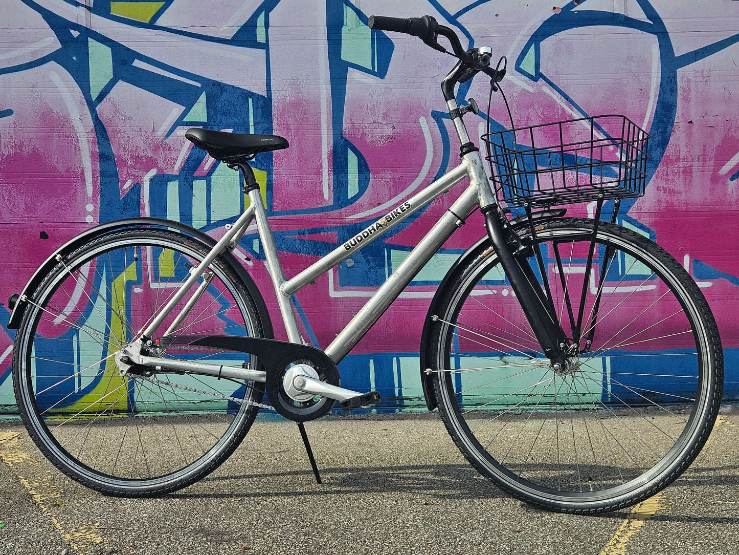 Buddha Rå, 7g, dame, med fodbremse inkl Pelago Rasket Kurv